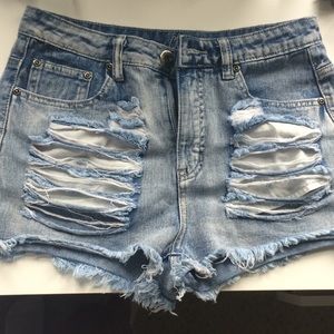 Ripped shorts